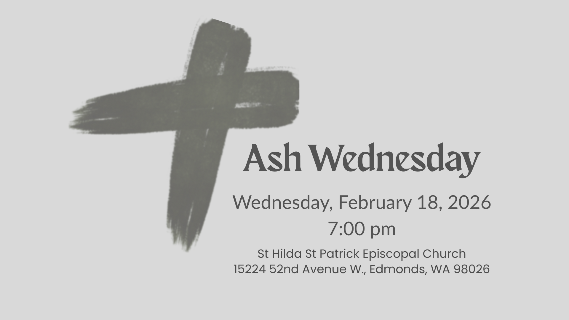 Ash Wednesday