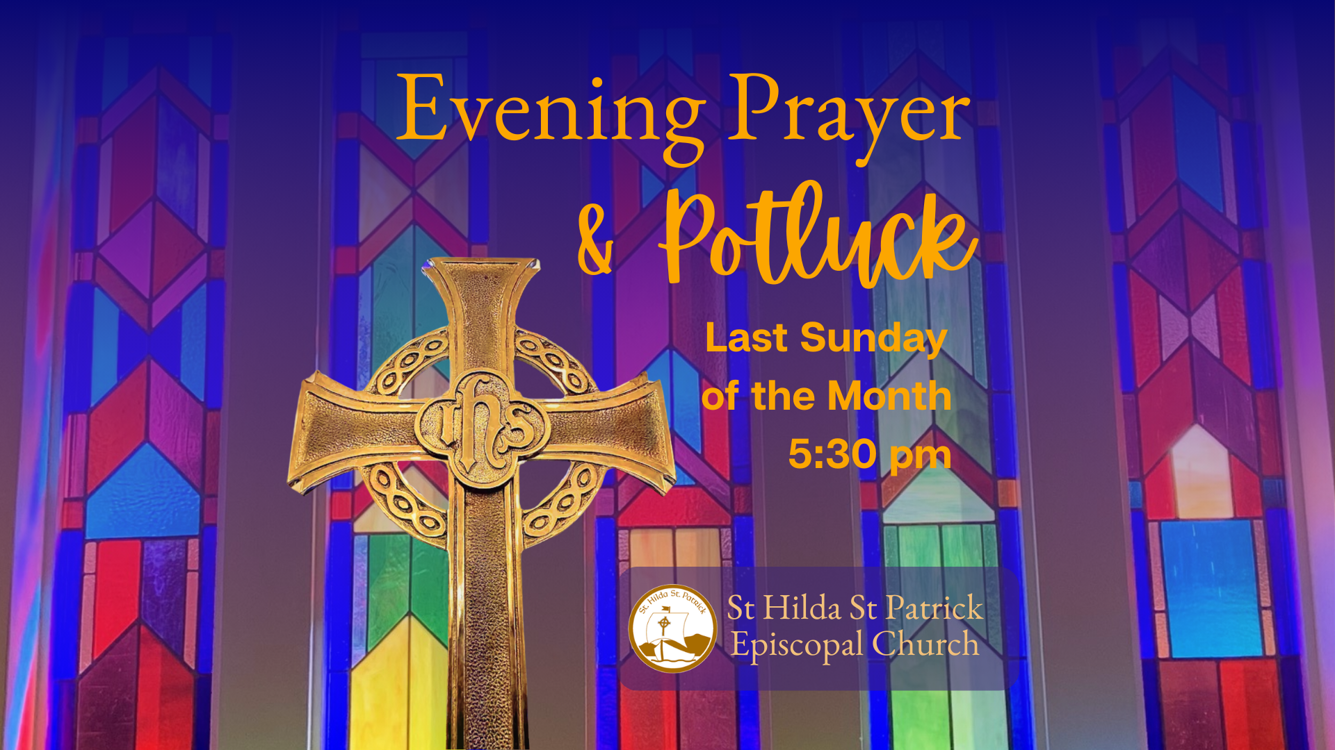 Evening Prayer & Potluck!