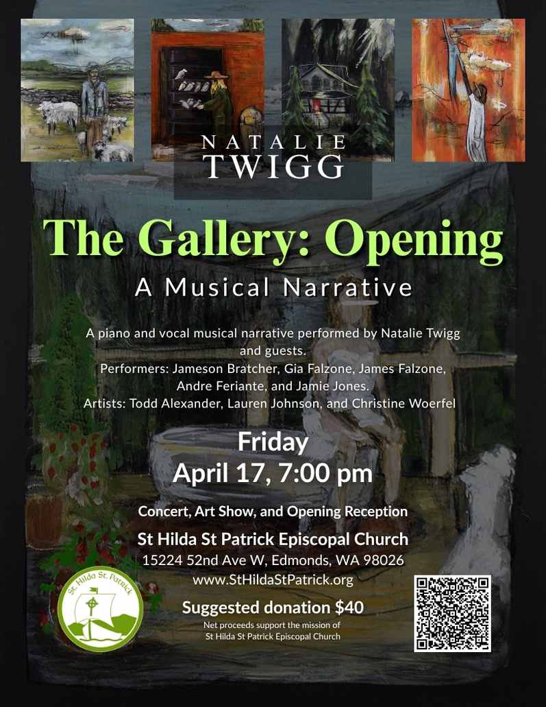 The Gallery: Opening | A Musical Narrative | April 17, 7:00 PM | St Hilda St Patrick Episcopal Church